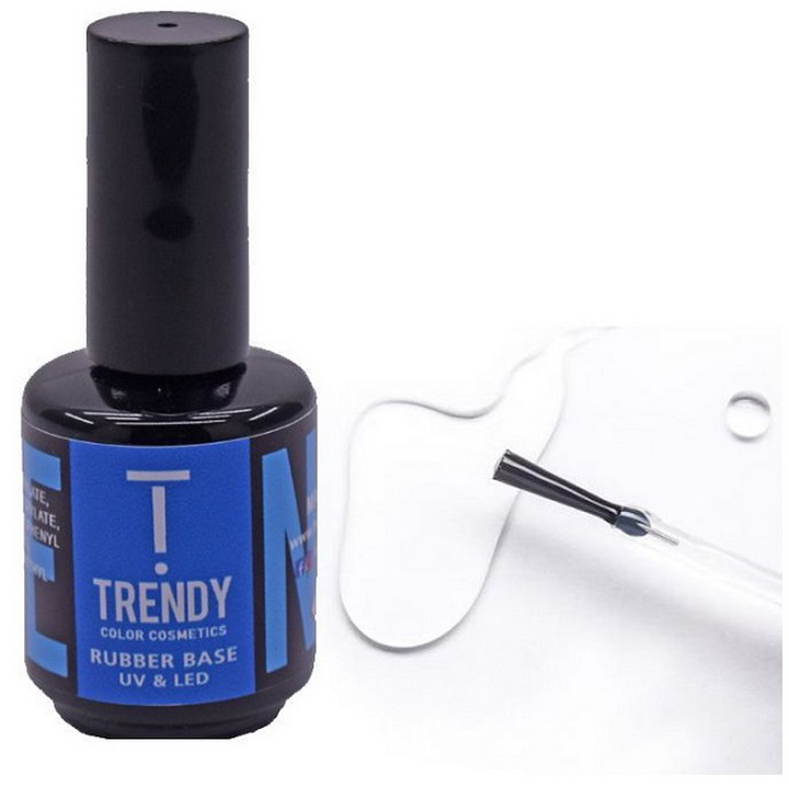 RUBBER BASE TRENDY-  CLEAR