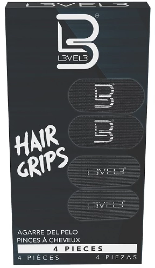 HAIR GRIPPERS LEVEL3 -4 PCS.