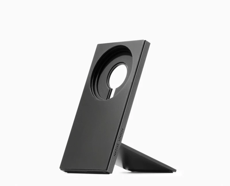 NATIVE UNION Support Rise Dock MagSafe Solid μεταλλική μαγνητική βάση φόρτισης για Apple iPhone SERIES - MAΥΡΟ - NU-RISE-DOCK-BLK-NP