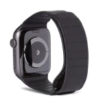 Decoded Δερμάτινο Strap ΜΑΓΝΗΤΙΚΟ Traction για Apple Watch SERIES - 42mm-44mm-45mm - ΜΑΥΡΟ - D9AWS44TS1BK