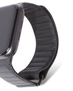 Decoded Δερμάτινο Strap ΜΑΓΝΗΤΙΚΟ Traction για Apple Watch SERIES - 42mm-44mm-45mm - ΜΑΥΡΟ - D9AWS44TS1BK