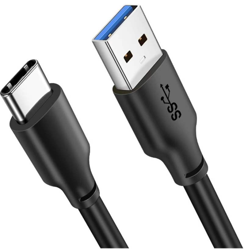 CABLETIME καλώδιο USB 3.0 σε USB Type-C C160, 5V 3A, 1m, μαύρο