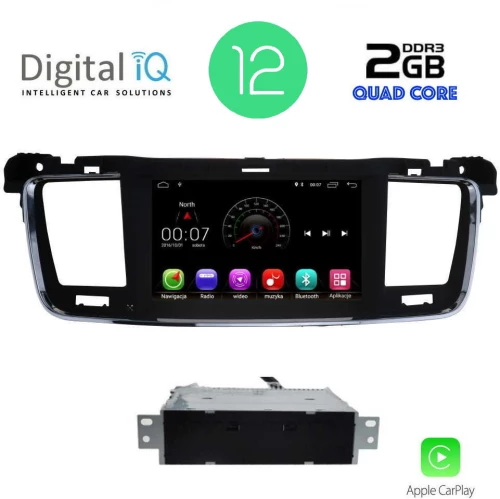 DIGITAL IQ MSM 381_CP (7'' DVD) MULTIMEDIA OEM PEUGEOT 508 mod. 2010-2015