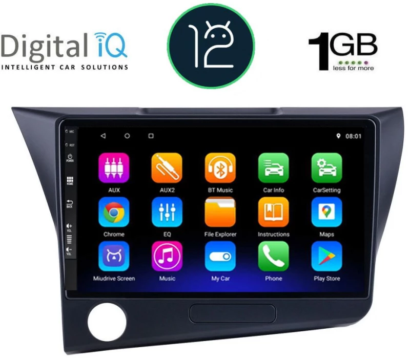 DIGITAL IQ RTA 1203_CPA (9inc) MULTIMEDIA TABLET OEM HONDA CRZ mod. 2010-2016