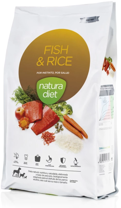 NATURA DIET FISH & RICE 500GR