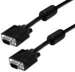 POWERTECH καλώδιο VGA 15pin M-M CAB-G028, 1080p, Copper, 3+6, 10m, μαύρο