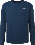 Pepe Jeans T-Shirt Μακρυμάνικο Σκούρο Μπλε ORIGINAL BASIC 2 LONG N PM508211-595 NAVY