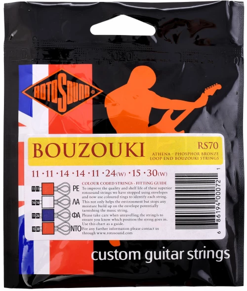 Rotosound RS70 Athena Bouzouki Strings - Bronze, 11-30