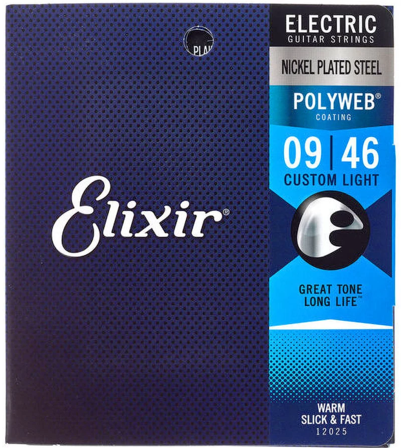 Elixir 12025 Polyweb Nickel Plated Steel - 09-46