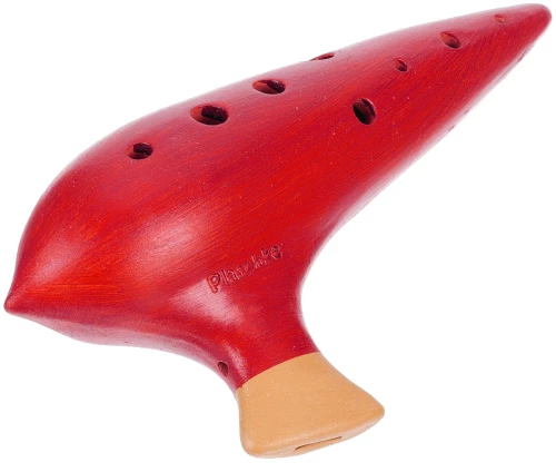 Plaschke Classic Ocarina G-tuning - 13.5cm, G2-C4 - Red