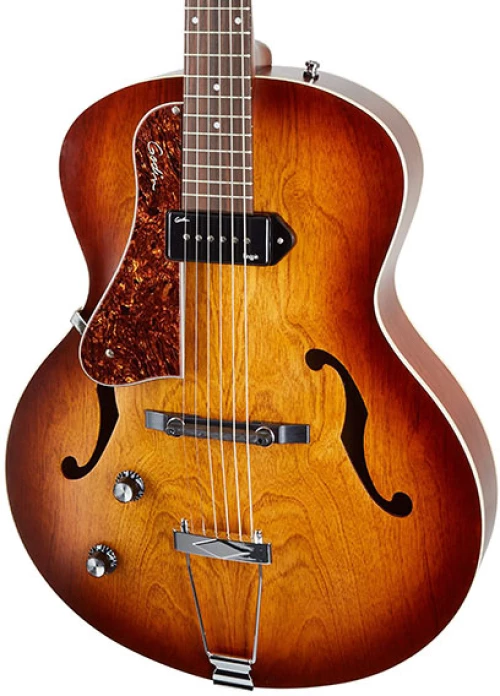 Godin 5Th Avenue Kingpin P90 - Cognac Burst, Left Handed