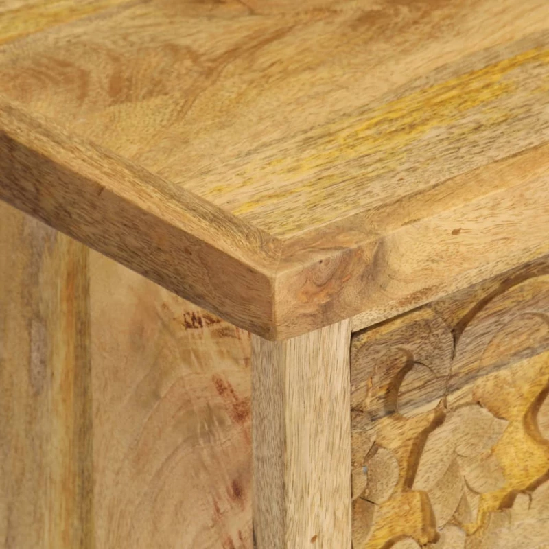 vidaXL Κομοδίνο 40 x 30 x 50 εκ. από Μασίφ Ξύλο Μάνγκο  Καφέ