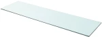 vidaXL Ράφι Πάνελ Διάφανο 110 x 30 εκ. Γυάλινο 110 x 30 cm Διαφανές