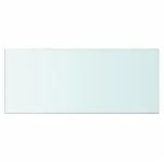 vidaXL Ράφι Πάνελ Διάφανο 70 x 30 εκ. Γυάλινο 70 x 30 cm Διαφανές