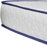 vidaXL Στρώμα Αφρού Μνήμης 200 x 120 x 17 εκ. 120 x 200 cm Λευκό