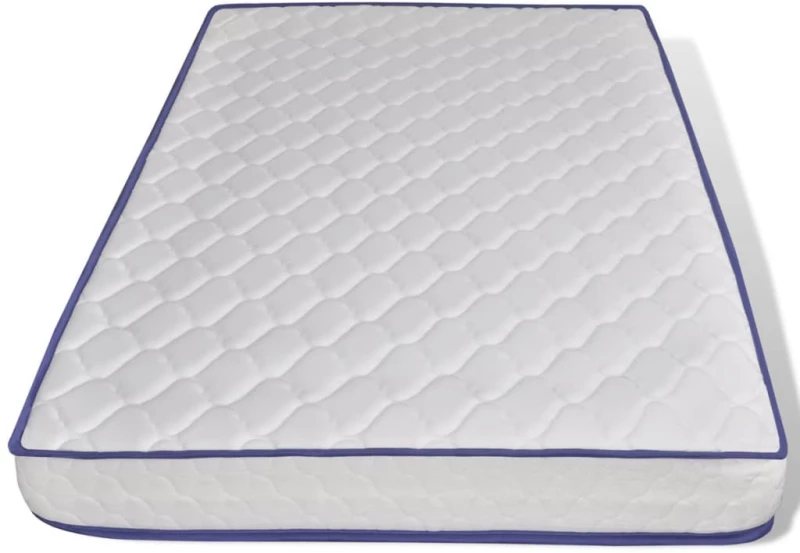 vidaXL Στρώμα Αφρού Μνήμης 200 x 120 x 17 εκ. 120 x 200 cm Λευκό