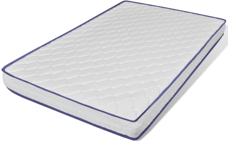 vidaXL Στρώμα Αφρού Μνήμης 200 x 120 x 17 εκ. 120 x 200 cm Λευκό