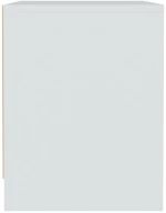 vidaXL Κομοδίνο Λευκό 45 x 34 x 44,5 εκ. από Μοριοσανίδα N/A Λευκό