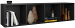 vidaXL Βιβλιοθήκη/Έπιπλο Τηλεόρασης Μαύρο 36x30x143 εκ. Μοριοσανίδα N/A Μαύρο