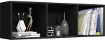 vidaXL Βιβλιοθήκη/Έπιπλο Τηλεόρασης Μαύρο 36x30x114 εκ. Μοριοσανίδα N/A Μαύρο