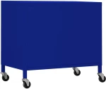 vidaXL Ντουλάπι Αποθήκευσης Ναυτικό Μπλε 60 x 35 x 49 εκ. από Ατσάλι N/A Μπλε