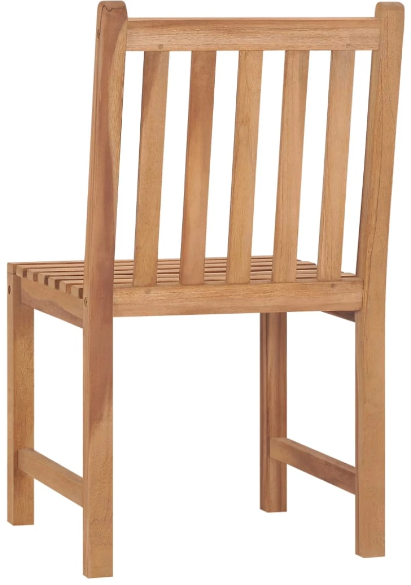 vidaXL Καρέκλες Κήπου 2 τεμ. από Μασίφ Ξύλο Teak N/A Γκρι