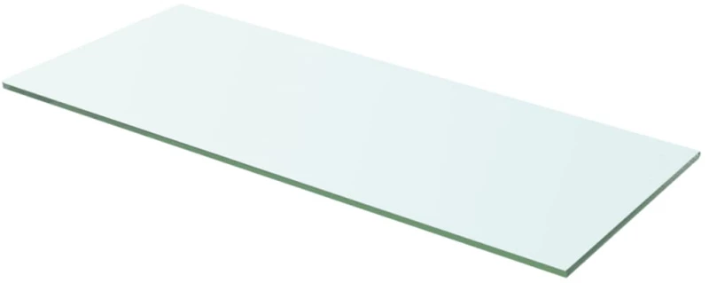 vidaXL Ράφια Πάνελ 2 τεμ. Διάφανα 60 x 20 εκ. Γυάλινα 60 x 20 cm Διαφανές