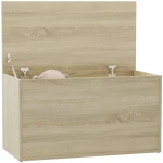vidaXL Μπαούλο Αποθήκευσης Sonoma Δρυς 84x42x46 εκ. Επεξεργασμένο Ξύλο N/A Καφέ