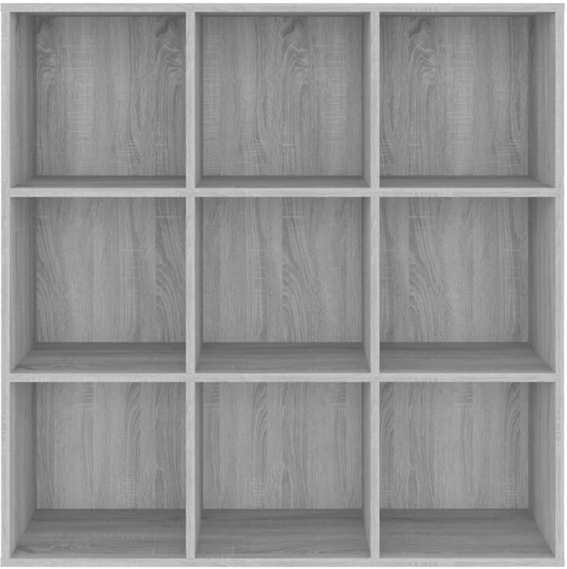 vidaXL Βιβλιοθήκη Γκρι Sonoma 98 x 30 x 98 εκ. N/A Γκρι