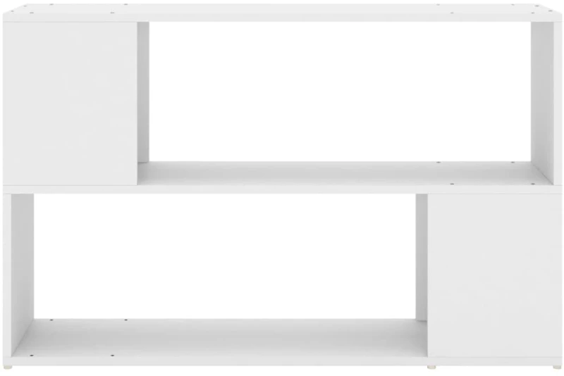 vidaXL Βιβλιοθήκη Λευκή 100 x 24 x 63 εκ. από Μοριοσανίδα N/A Λευκό