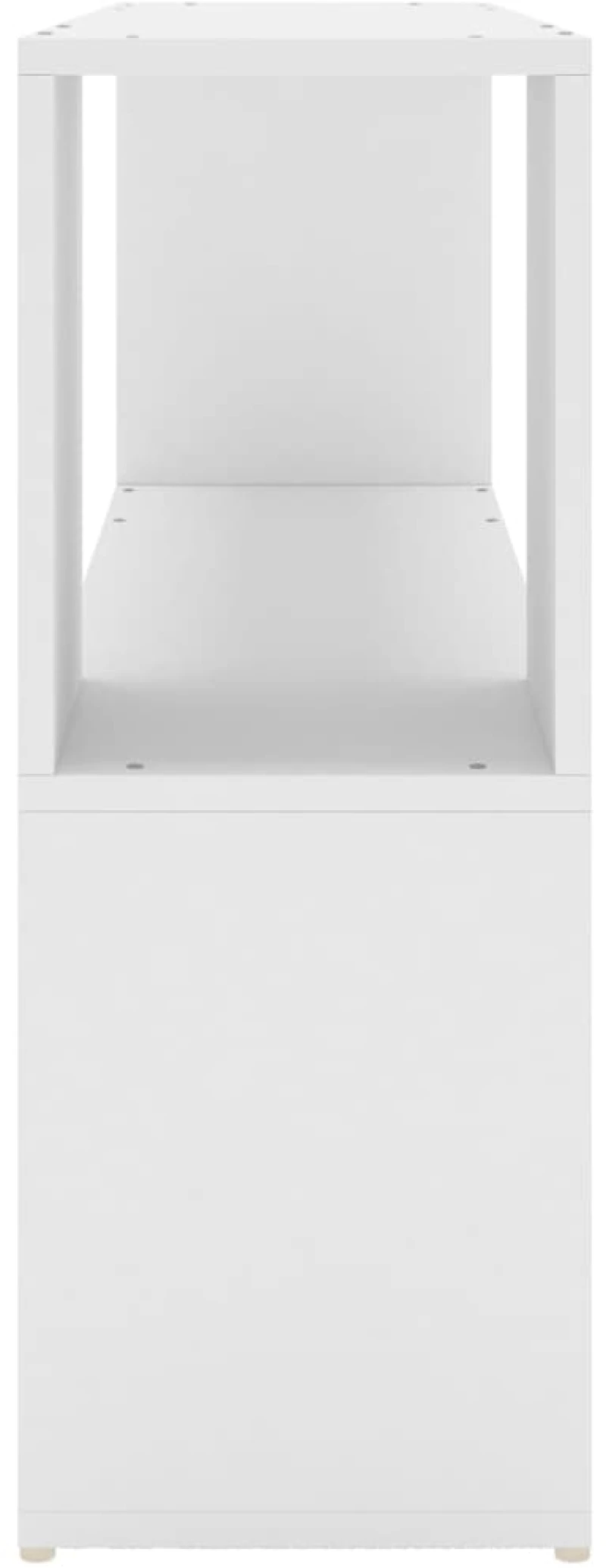 vidaXL Βιβλιοθήκη Λευκή 100 x 24 x 63 εκ. από Μοριοσανίδα N/A Λευκό