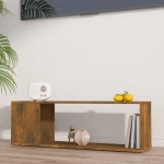 vidaXL Έπιπλο Τηλεόρασης Καπνιστή Δρυς 100x24x32 εκ. από Επεξεργ. Ξύλο N/A Καφέ
