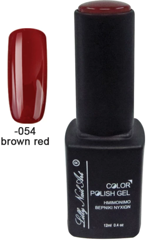 Ημιμόνιμο τριφασικό μανό 12ml - Brown red [40504008-054]