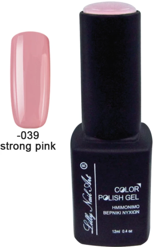 Ημιμόνιμο τριφασικό μανό 12ml - Strong pink [40504008-039] κατ