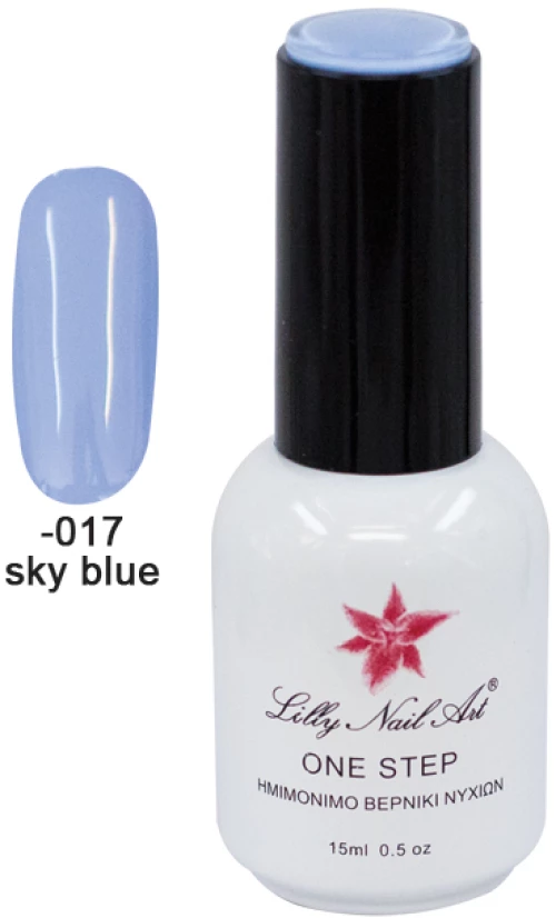 Ημιμόνιμο μανό one step 15ml - Sky blue [40504001-017]