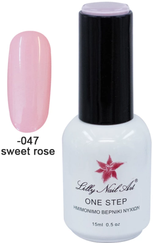 Ημιμόνιμο μανό one step 15ml - Sweet Rose [40504001-047]