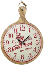 Ρολόι Τοίχου MDF/Ξύλο 61x45x5cm