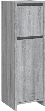 vidaXL Ντουλάπι Μπάνιου Γκρι Sonoma 30x30x95 εκ. Επεξεργασμένο Ξύλο N/A Γκρι