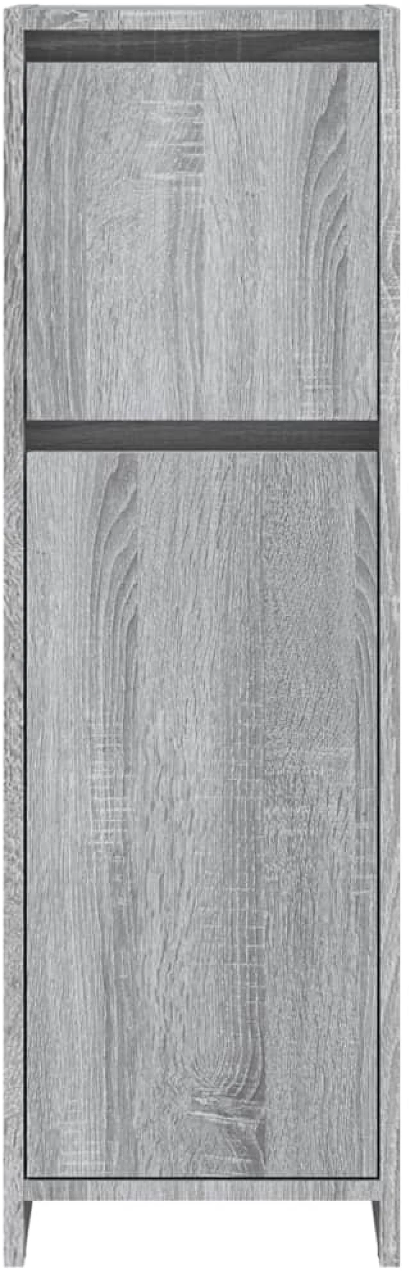 vidaXL Ντουλάπι Μπάνιου Γκρι Sonoma 30x30x95 εκ. Επεξεργασμένο Ξύλο N/A Γκρι