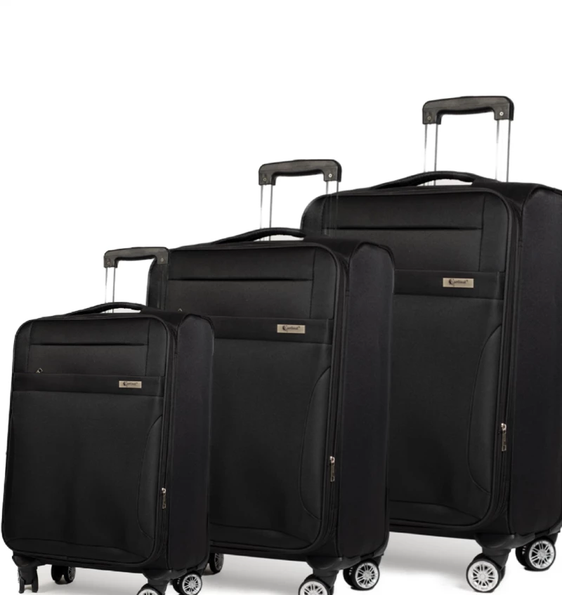 Βαλίτσες trolley (σετ 3 τεμαχίων) Cardinal 3400 μαύρη