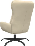 vidaXL Πολυθρόνα Relax Κρεμ Υφασμάτινη  Κρεμ