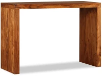 vidaXL Τραπέζι Κονσόλα 110x40x76 εκ. Μασίφ Ξύλο με Φινίρισμα Sheesham  Καφέ
