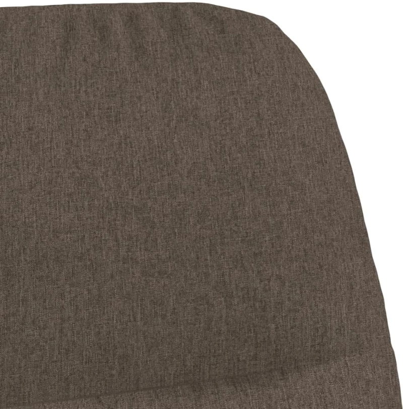 vidaXL Πολυθρόνα Relax Taupe Υφασμάτινη με Σκαμπό  μπεζ-γκρι