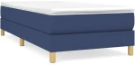 vidaXL Πλαίσιο Κρεβατιού Boxspring Μπλε 100x200 εκ. Υφασμάτινο 100 x 200 cm Μπλε