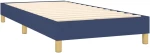 vidaXL Πλαίσιο Κρεβατιού Boxspring Μπλε 100x200 εκ. Υφασμάτινο 100 x 200 cm Μπλε