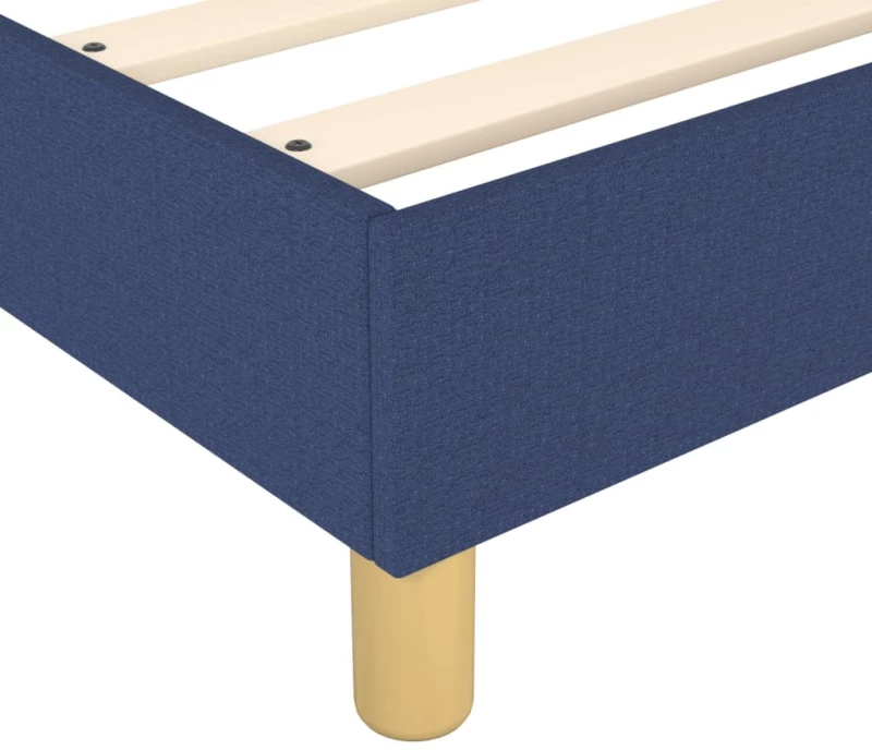 vidaXL Πλαίσιο Κρεβατιού Boxspring Μπλε 100x200 εκ. Υφασμάτινο 100 x 200 cm Μπλε