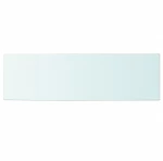 vidaXL Ράφι Πάνελ Διάφανο 100 x 30 εκ. Γυάλινο 100 x 30 cm Διαφανές