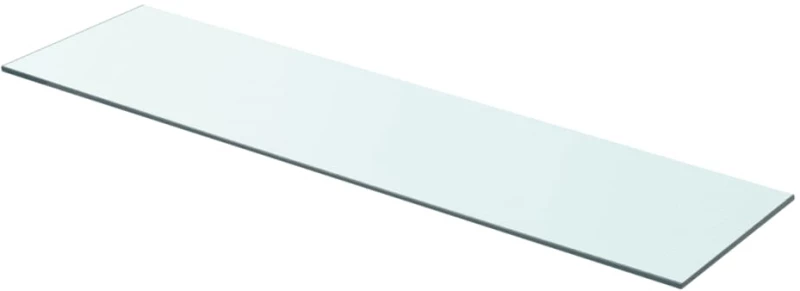 vidaXL Ράφι Πάνελ Διάφανο 80 x 20 εκ. Γυάλινο 80 x 20 cm Διαφανές