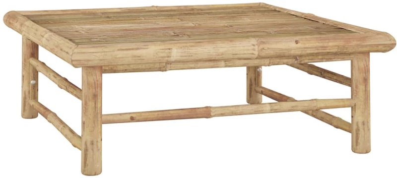 vidaXL Τραπέζι Κήπου 65 x 65 x 30 εκ. από Μπαμπού  Καφέ