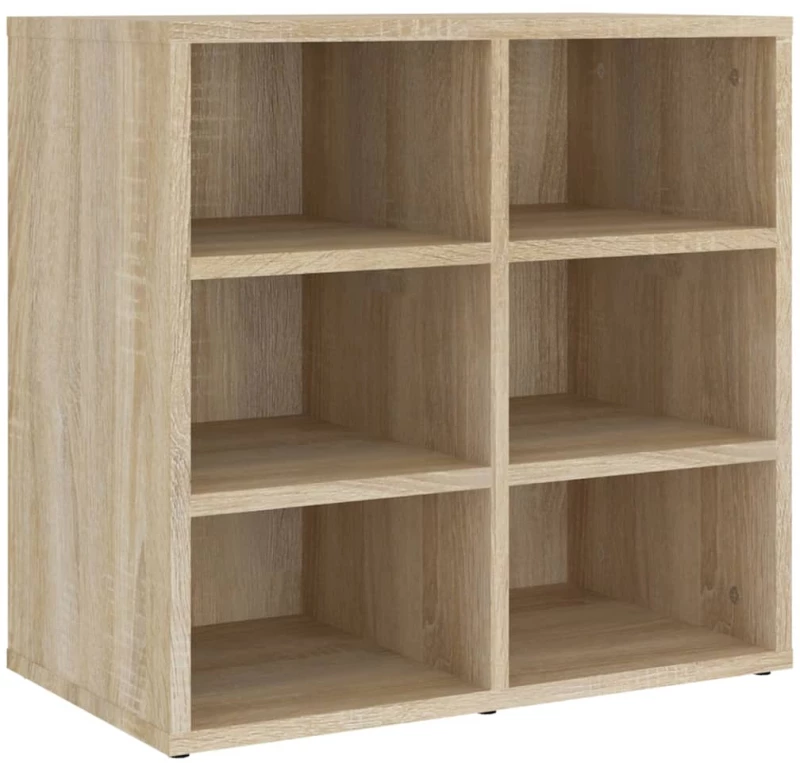 vidaXL Παπουτσοθήκη 2 τεμ. Sonoma Δρυς 52,5 x 30 x 50 εκ. N/A Καφέ